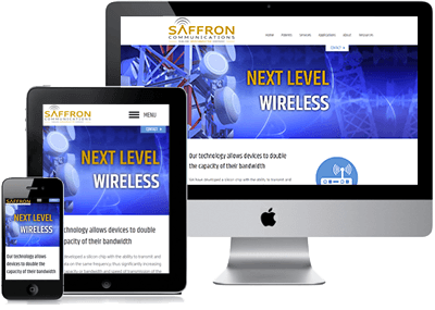 Saffron Communications screens