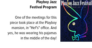 Playboy Jazz Festival Cover with blurb