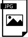 JPEG symbol, with picture icon