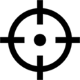 Graphic of rifle target site