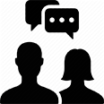 icon showing people talking